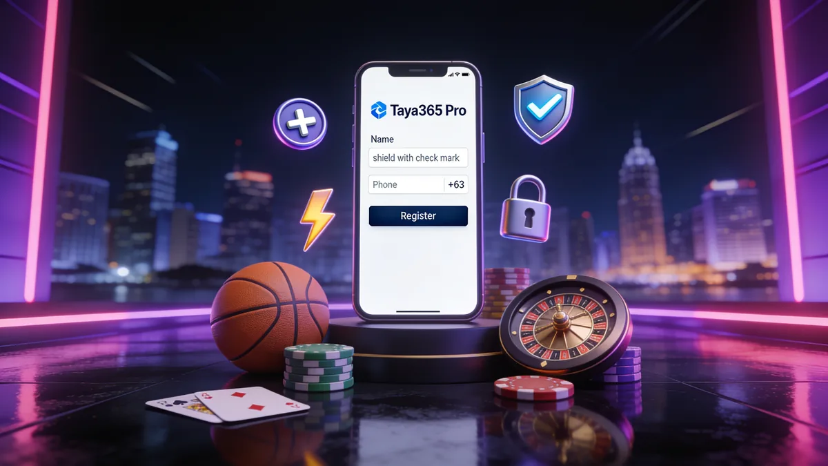 taya365 pro in the Philippines — How to Register a Taya365 Pro Account